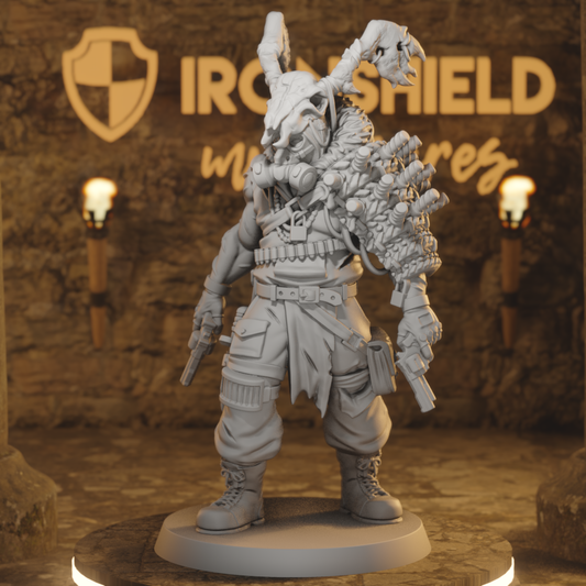 Devil Wheeler - Wasteland Masked gunman Soldier