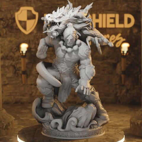 Dragon Spirit Orc Monk - Draak