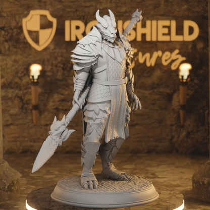 Dragonborn Warriors - Dragon Knight Spear Fighter