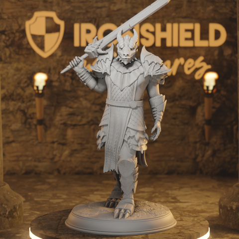 Dragonborn Warriors - Dragon Knight Swordsman Fighter