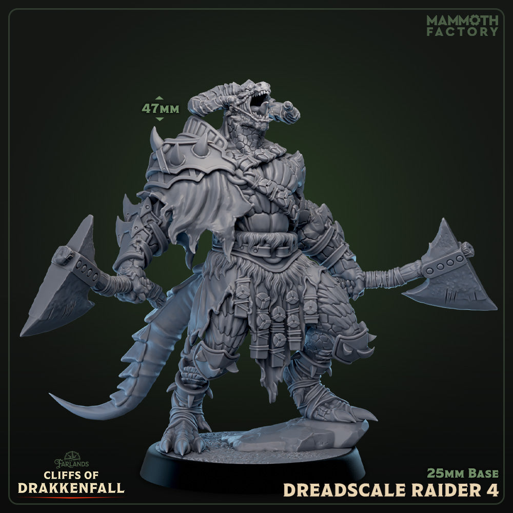 Dreadscale Raider 4 – Dragon Beast Swordsman Berserker