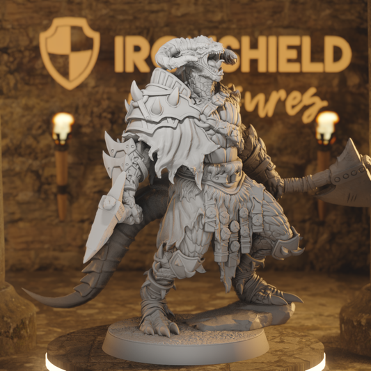Dreadscale Raider 4 – Dragon Beast Swordsman Berserker