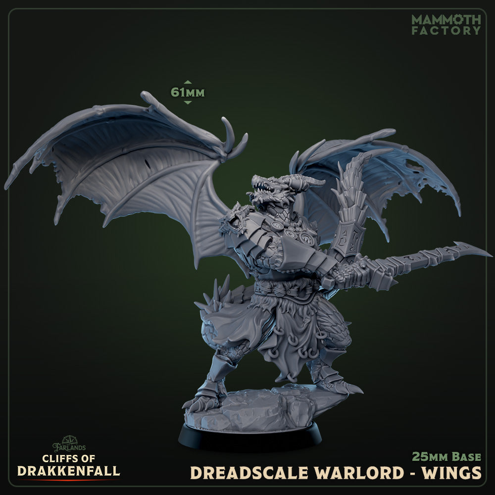 Dreadscale Warlord with Wings – Dragon Monster Commander