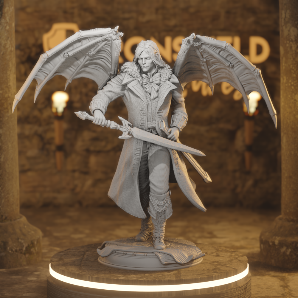 Duke Strauss Noble Vampire Lord Knight Winged Paladin