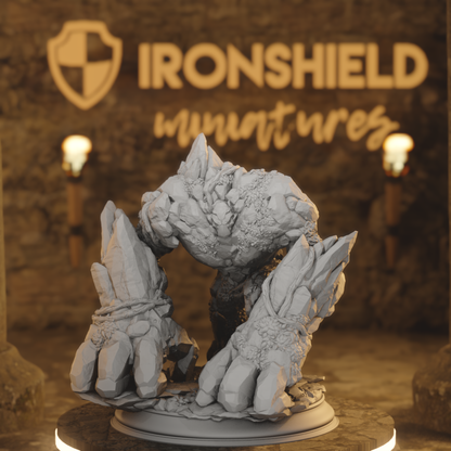 Elemental Golems - Fire Ice Earth Rock