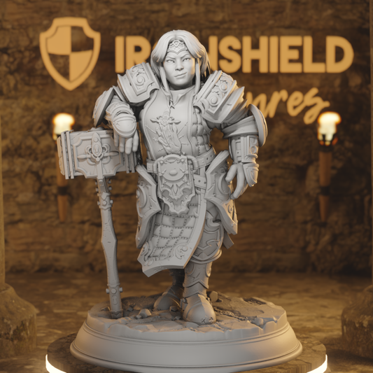 Dwarf Conquest Paladin Knight Cleric - Enira