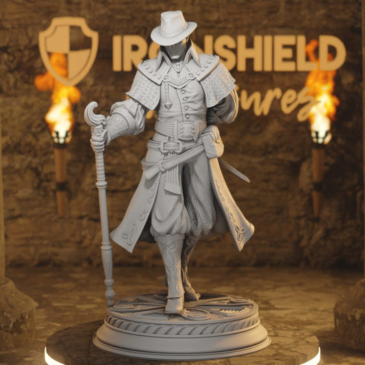 Ernest - Human Ex-Inquisitor DnD miniature 3D printed resin tabletop RPG figure