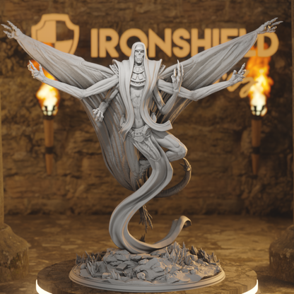 Exelian Monstrosity, Undead DnD miniature 3D printed resin tabletop RPG figure