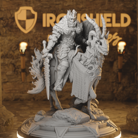 Yinsylim Mounted Horse Undead Elf Paladin