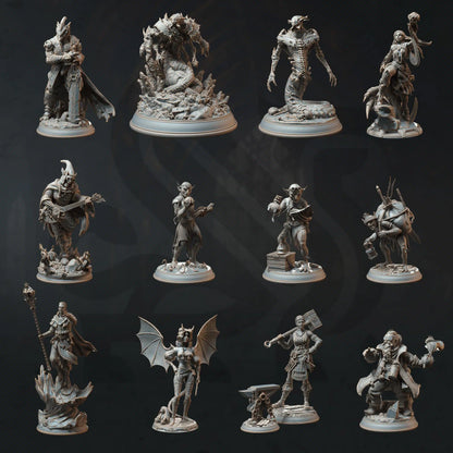 The University of Ardris - DND 5e Starter Campaign - Full Set 12 Figures