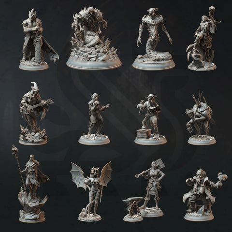 The University of Ardris - DND 5e Starter Campaign - Full Set 12 Figures
