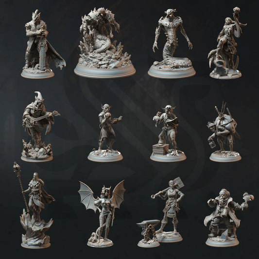 The University of Ardris - DND 5e Starter Campaign - Full Set 12 Figures