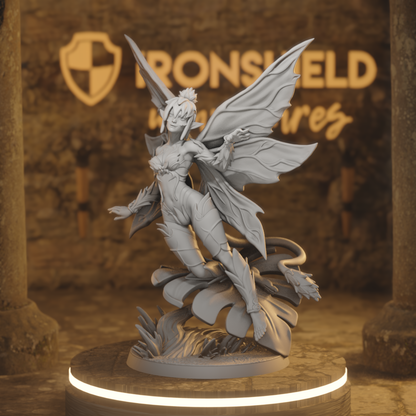 Flower Sprite 1 Fey DnD miniature 3D printed resin tabletop RPG figure