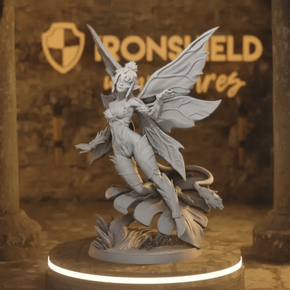 Flower Sprite 1 DnD miniature 360 turntable animation