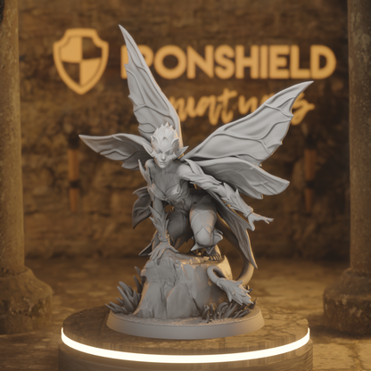 Flower Sprite 2 Fey DnD miniature 3D printed resin tabletop RPG figure
