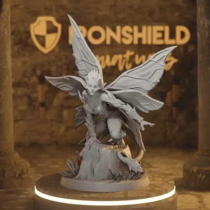 Flower Sprite 2 DnD miniature 360 turntable animation