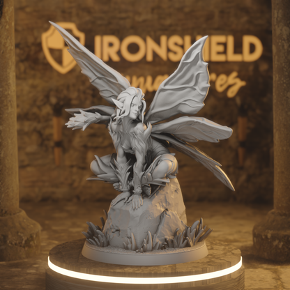 Flower Sprite 4 Fey DnD miniature 3D printed resin tabletop RPG figure