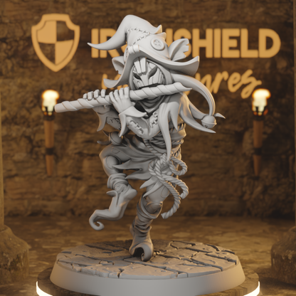 Flutec Nature Druid Wizard Charmer DnD miniature 3D printed resin tabletop RPG figure