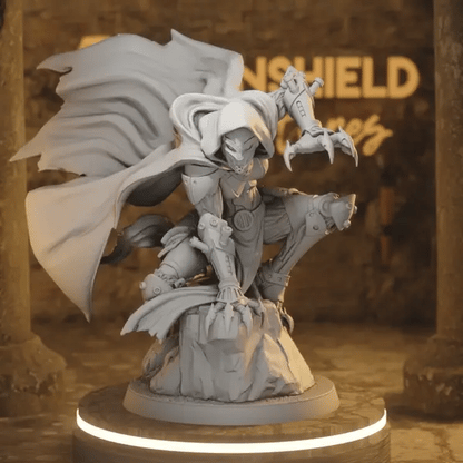 Forgeborn Neutralizer DnD miniature 360 turntable animation