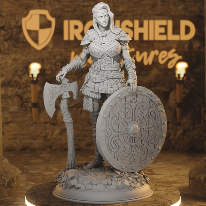 Freya Human Female Barbarian Fighter