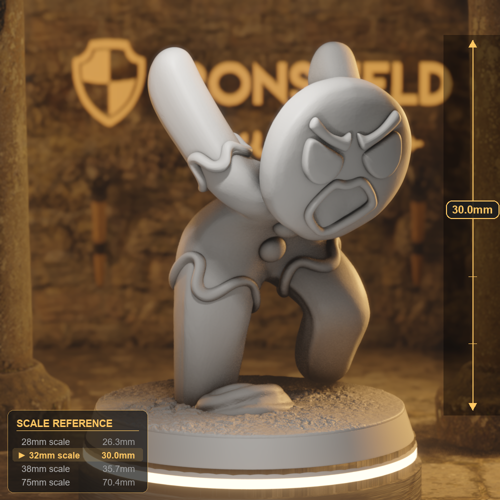 Gingerbrute 3 Construct DnD miniature 3D printed resin tabletop RPG figure