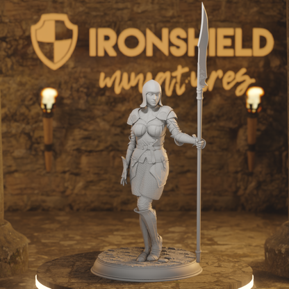 Golden Griffin Footsoldiers Female Knight