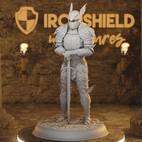 Golden Griffin Vanguard Knight Fighter