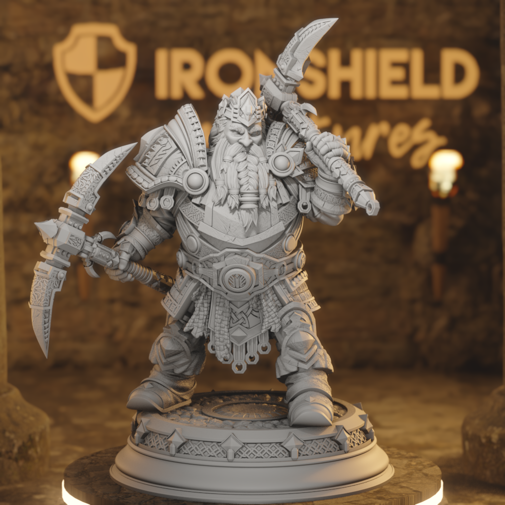 Dwarves of the Deep - DND 5e Starter Campaign - Full Set 14 Figures + Maps + Characters Sheets D&D