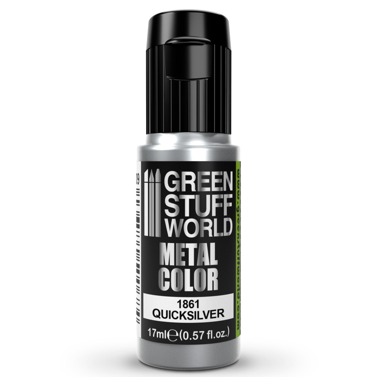 Green Stuff World Acrylic Metal Paint - QUICKSILVER 17ml - view 2