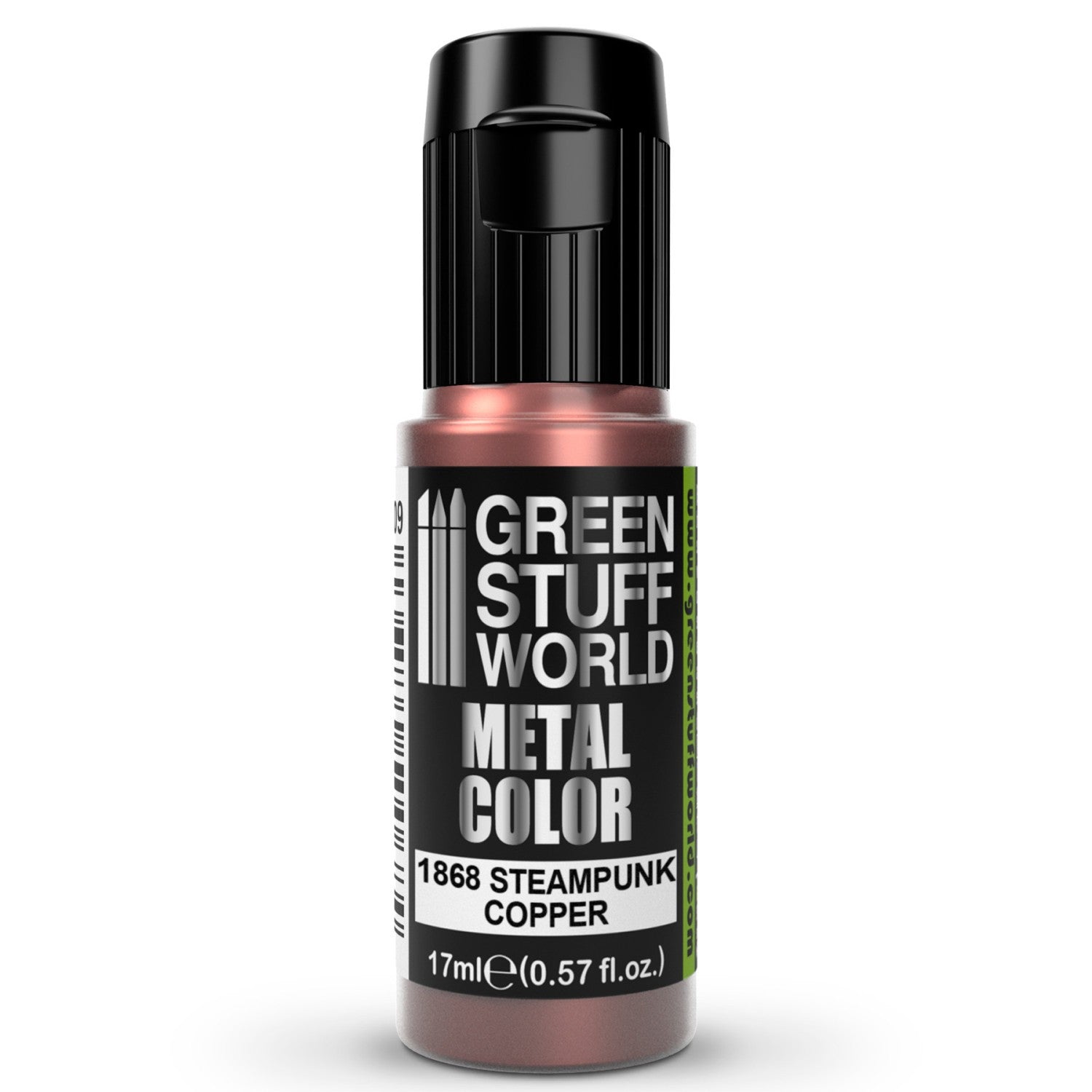 Green Stuff World Acrylic Metal Paint - STEAMPUNK COPPER 17ml - view 2