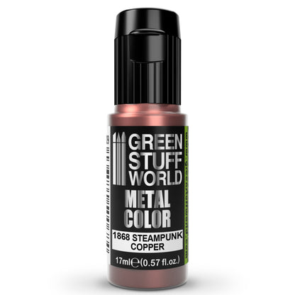 Green Stuff World Acrylic Metal Paint - STEAMPUNK COPPER 17ml - view 2