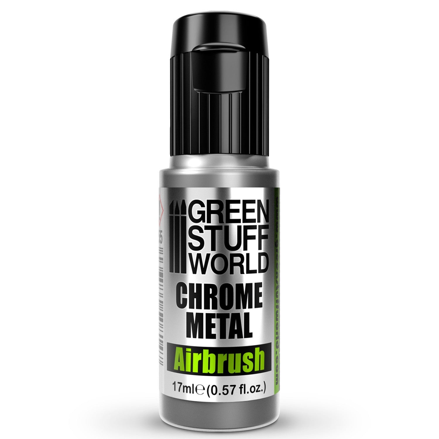 Green Stuff World Airbrush Chrome Metal Paint 17ml - view 2