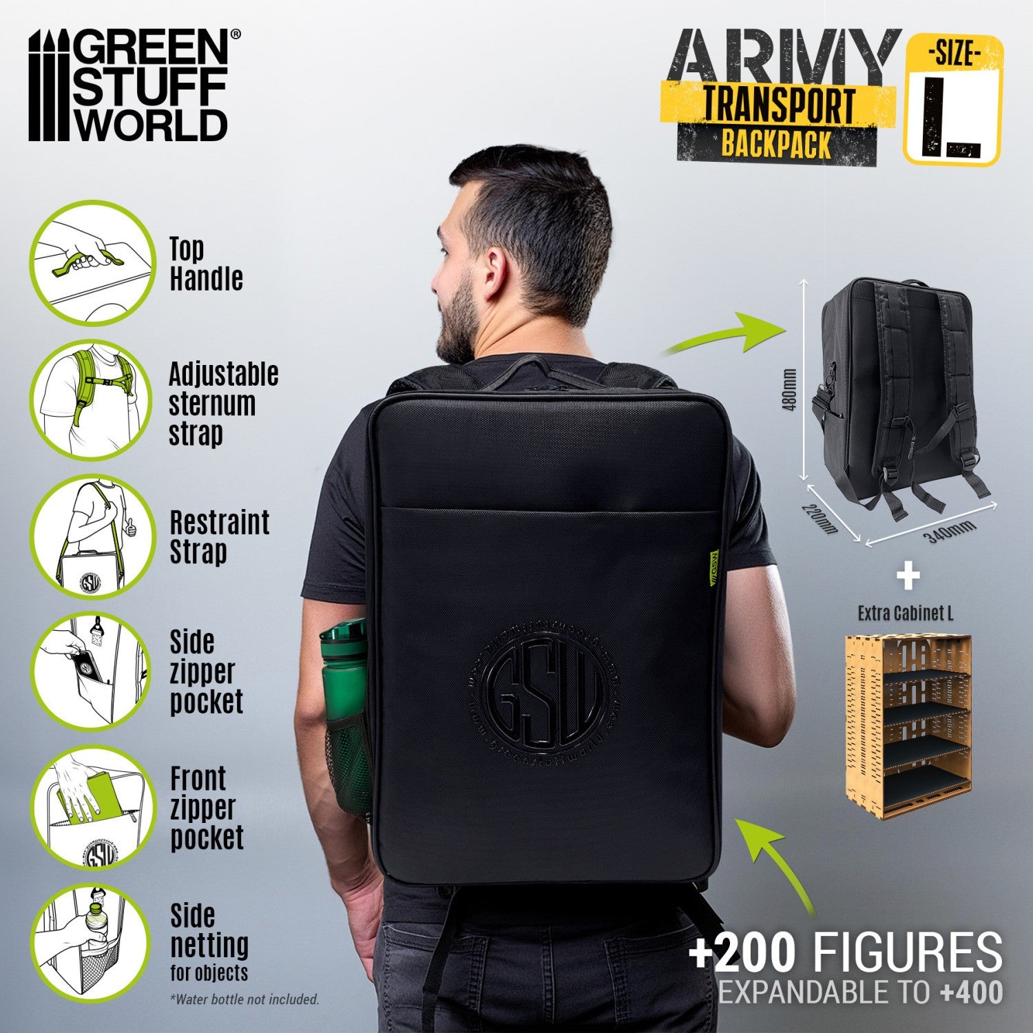 Green Stuff World Army Transport Backpack - Large (Bag L) - view 2