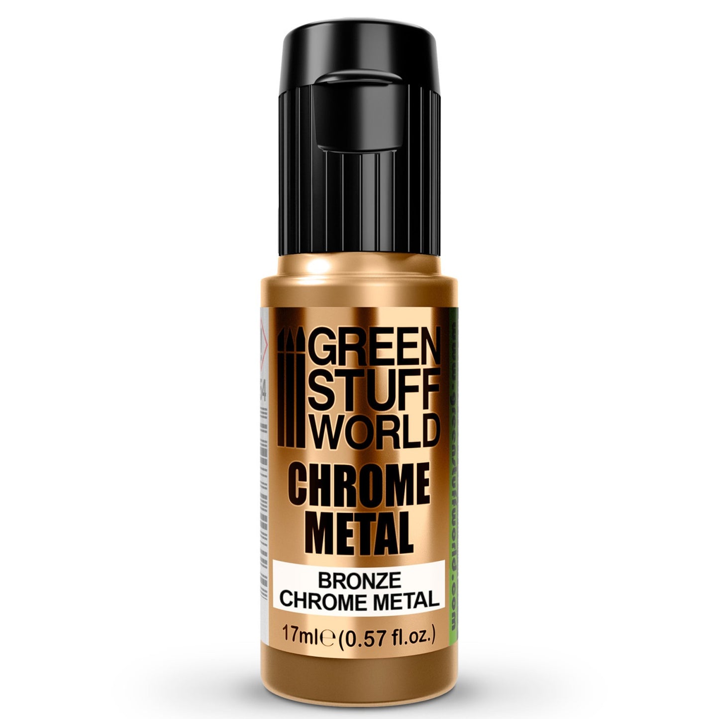 Green Stuff World Chrome Metal Paint - BRONZE COLOR 17ml - view 2