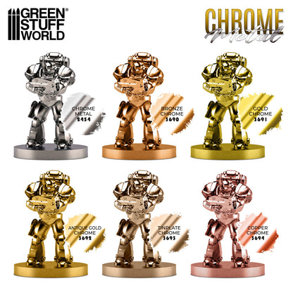 Green Stuff World Chrome Metal Paint - BRONZE COLOR 17ml - view 4
