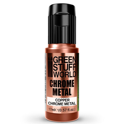 Green Stuff World Chrome Metal Paint - COPPER COLOR 17ml - view 2