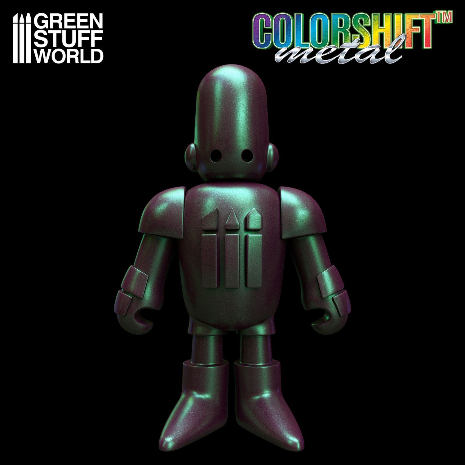 Green Stuff World Colorshift Chameleon Paint Borealis Green 17ml - view 4