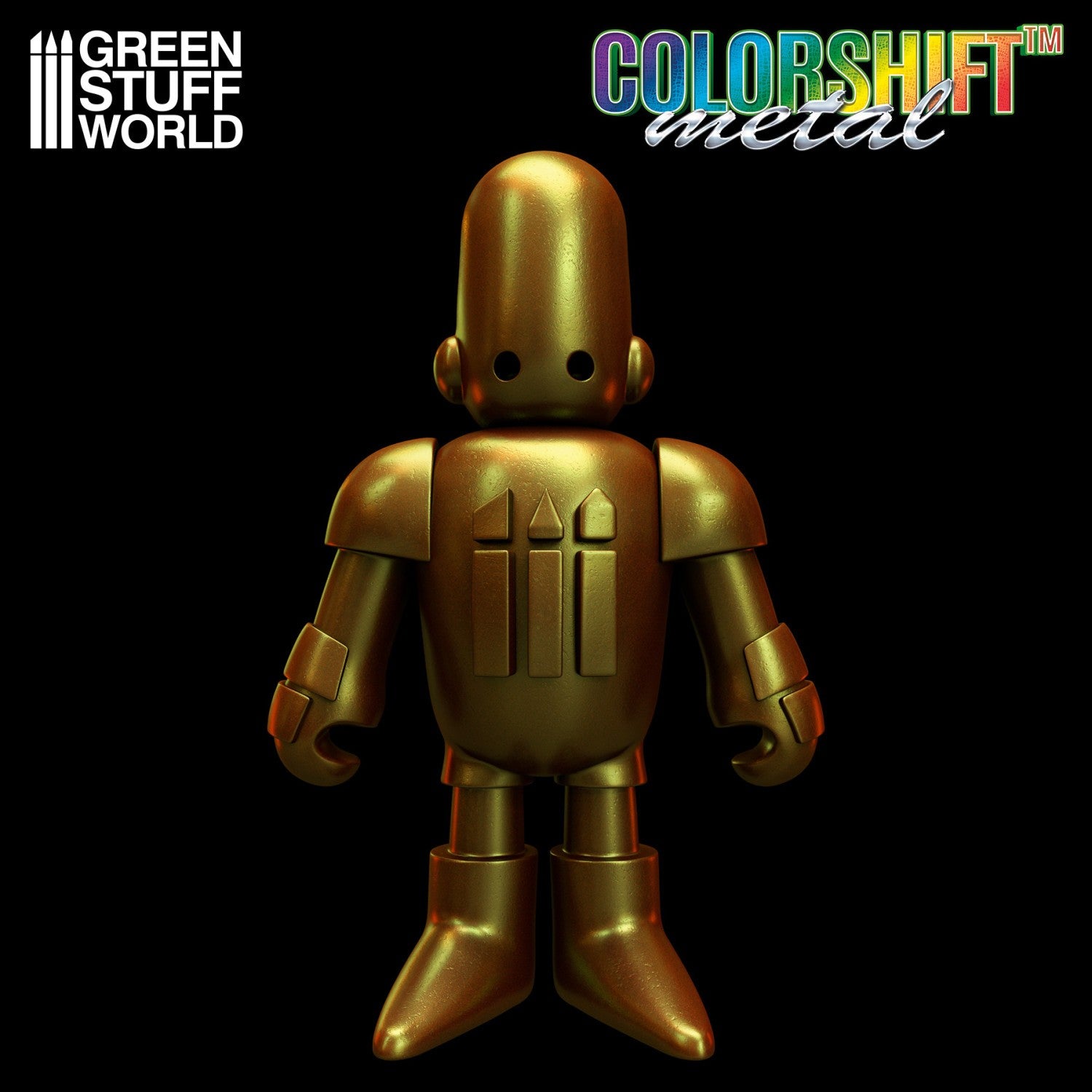 Green Stuff World Colorshift Chameleon Paint Burning Gold 17ml - view 5