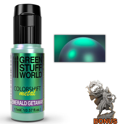 Green Stuff World Colorshift Chameleon Paint Emerald Getaway 17ml