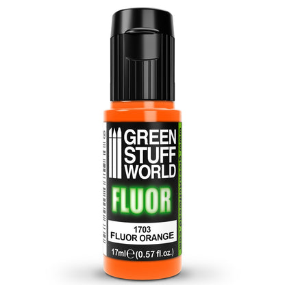 Green Stuff World Fluor Paint Orange 17ml - view 2