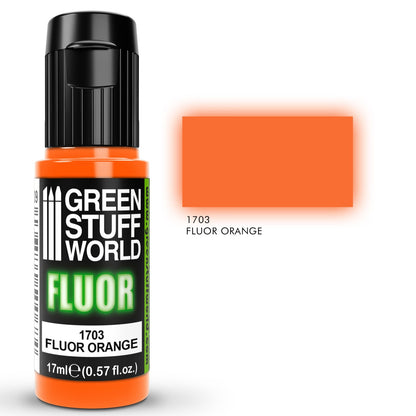Green Stuff World Fluor Paint Orange 17ml - view 3