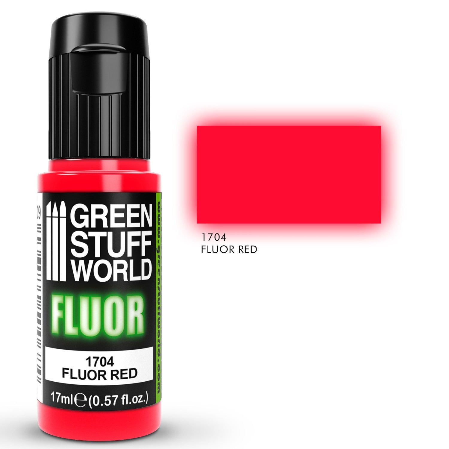 Green Stuff World Fluor Paint Red 17ml - view 3