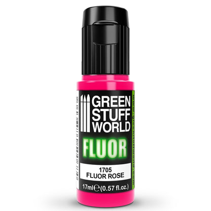 Green Stuff World Fluor Paint Rose 17ml - view 2