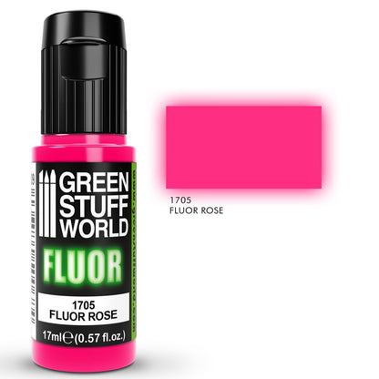 Green Stuff World Fluor Paint Rose 17ml - view 3