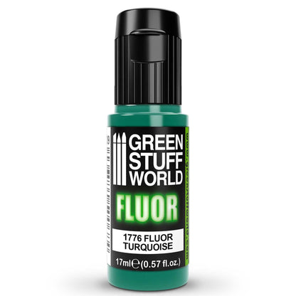 Green Stuff World Fluor Paint Turquoise 17ml - view 2