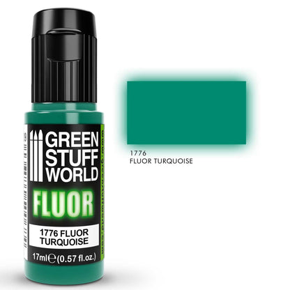Green Stuff World Fluor Paint Turquoise 17ml - view 3