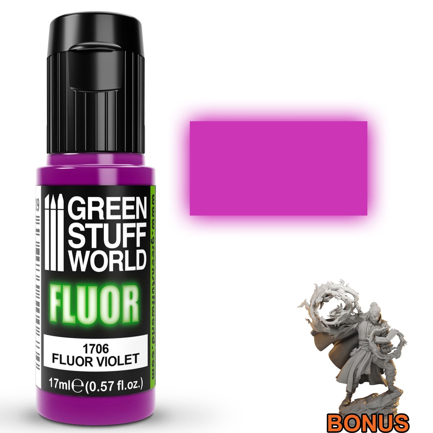 Green Stuff World Fluor Paint Violet 17ml