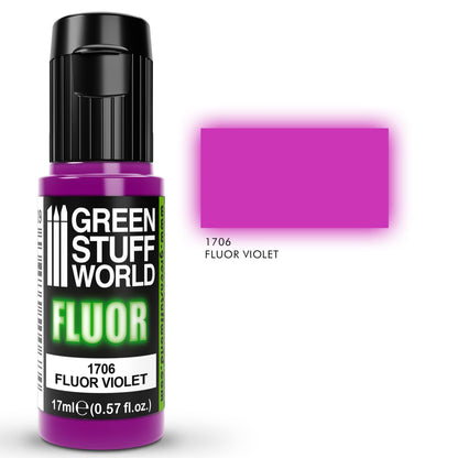Green Stuff World Fluor Paint Violet 17ml - view 3