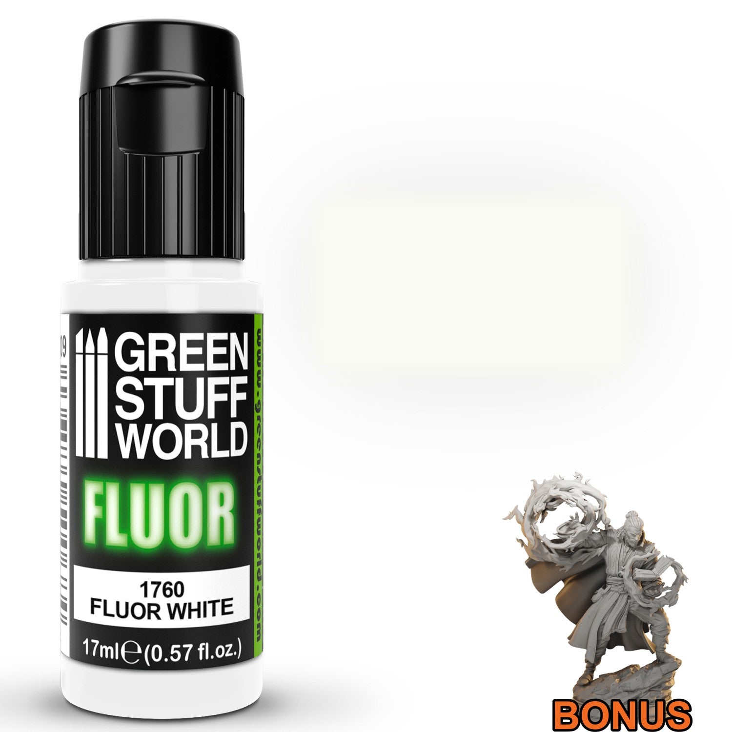 Green Stuff World Fluor Paint White 17ml