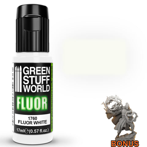 Green Stuff World Fluor Paint White 17ml